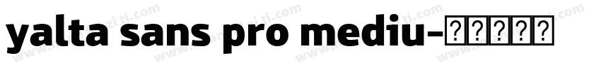 yalta sans pro mediu字体转换